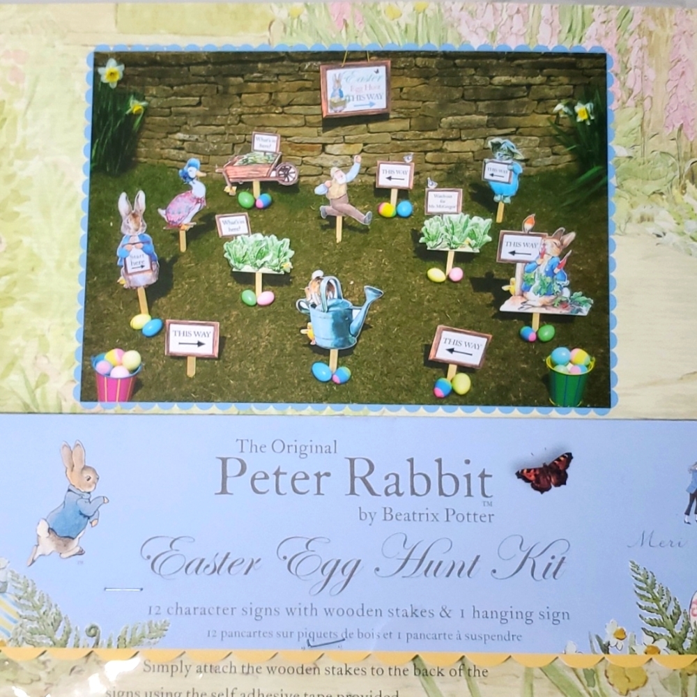 Peter Rabbit Easter Egg Hunt Kit- Like New